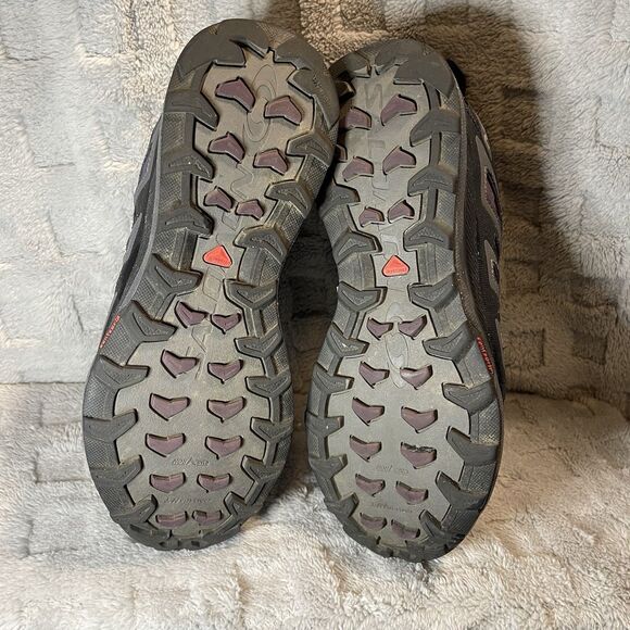 Women's Salomon Hiking XA Comp 6 Contagrip Shoes Size 8.5 Purple Ortholite Trail - Picture 14 of 16